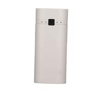 Luocute Banque d'alimentation 2x18650, Chargeur USB Portable avec Protection Contre Les Surintensités, Chargement d'urgence Léger pour Smartphones, MP3, MP4, Tablettes (White)