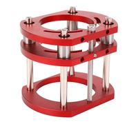 Luocute Base élévatrice de Routeur, Table élévatrice en Alliage D'aluminium et en Acier Inoxydable avec Serrage à 4 Mâchoires et Manivelle, pour Machines à Tailler le Bois de 64 à 66 Mm