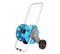 Luocute Bestway Dévidoir de tuyau avec roulettes, structure stable, avec tuyau d'eau, large gamme d'applications, chariot à enrouleur portable, capacité de tuyau de 35 m, diamètre extérieur de 17 mm