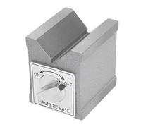 Luocute Bloc V Magnétique avec Interrupteur 30KG, 3 Côtés Magnétique On Off (Bloc de type V)
