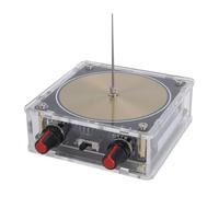 Luocute Bobine de Musique Bluetooth, Générateur de d'arc de 10 Cm, Modèle de Transmission sans Fil SSTC, avec Entrée Artificielle et AUX Tactile, pour Expérience D'enseigne (Prise UE)