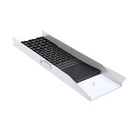 Luocute Boîte à écluses en Or avec Tapis en Caoutchouc pour la | Alliage D'aluminium, Poignée Portable, Piège les Flocons D'or Fins, Idéal pour une Utilisation dans les Ruisseaux et le