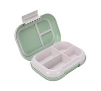 Luocute Boîte à Lunch à Contrôle des Portions avec Séparateurs | Matériau PP, étanche pour les Déplacements Professionnels, Récipient à Salade, Portable pour Adultes étudiants Pique-niques