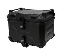 Luocute Boîte Arrière de Moto en Alliage D'aluminium 45L, Dégagements | Top Case étanche Verrouillable adapté aux Motos Générales, VTT, Vélos de Rue, capacité de 45 L, Joint en Silicone, Doublure