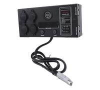 Luocute Boîte de Distribution de Moyeu de Sortie de Sortie, Mini 12V Affichage LED LED Power HUB Boîte de Distribution Outils pour Le Port de Plug QC 3.0 Anderson, 9,45 X 4,41 X 2,36