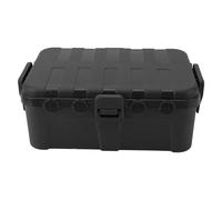 Luocute Boîte électrique Extérieure, Boîte de Connexion étanche IP54 avec 6 Entrées de Câble, Boîtier Résistant aux Intempéries (BLACK)