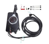 Luocute Boîtier de Télécommande Hors-Bord Latéral, Résistant à la Chaleur, Remplacement Convivial pour Moteurs Hors-Bord avec Harnais à 8 Broches 16,5 Pieds