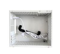 Luocute Boîtier D'Ordinateur Mini ITX, Prend en Charge L'alimentation de la Carte Mère MATX ITX 280 Mm GPU ATX SFX, pour Ordinateur de Jeu Compact