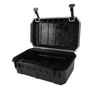 Luocute Boîtier électrique Extérieur, Couvercle de Rallonge de Grande capacité étanche IP54 avec 5 Ports D'entrée de Câble, pour Multiprise, Lumières de Vacances et Décorations (BLACK)