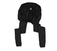 Luocute Bonnet à Cheveux Longs 2 en 1, Doublure élastique de Style Collant avec Tissu Respirant pour Tresses, Extensions de Dreads, Soins de la Peau pour Femmes Endormies (BLACK)