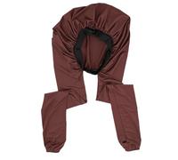 Luocute Bonnet à Cheveux Longs 2 en 1, Doublure élastique de Style Collant avec Tissu Respirant pour Tresses, Extensions de Dreads, Soins de la Peau pour Femmes Endormies (Café)