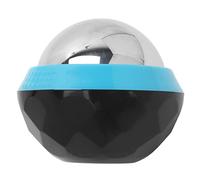 Luocute Boule de Massage à Froid, 2 Heures de Congélation, 6 Heures de Refroidissement, Boule de Glace Roulante en Acier Inoxydable, de Massage en Métal avec Sac de Rangement pour Colonne Cervicale,