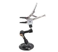 Luocute Bras articulé Réglable Support de Pistolet à Chaleur Outil de Troisième Main avec Super Clamp, Helping Hands Pince à Souder Pince à Nez Aiguille Support de Caméra pour Soudure