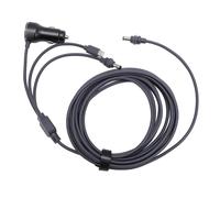 Luocute Câble d'alimentation de 3 en 1 CC, 12v-24V 5m avec USB C & Cigar Lighter Purd for Mini Satellite Device Car Truck Boat Mobile Power Alimentation