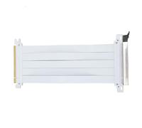 Luocute Câble élévateur PCIE 4.0 X16, Câble D'extension GPU Haute Vitesse 128 Gbit/s avec Protecteur, Compatible avec PCIE 3.0 2.0 1.0, pour Refroidissement par Eau RX8900 AI ITX (40cm)