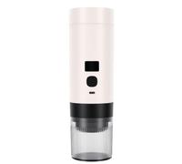 Luocute Cafetière électrique 3 en 1 pour Marc et Capsules (WHITE) | Batterie Rechargeable de 2 600 MAh, Auto-chauffage de 5 à 6 Minutes jusqu'à 90 °C, Fonctionnement à un Seul Bouton avec
