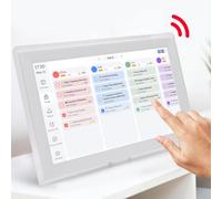 Luocute Calendrier Numérique Intelligent, Planificateur Familial à écran Tactile HD de 15,6 Pouces et Galerie D'art avec Module WIFI, Prend en Charge les Applications IOS et pour le (1#)