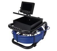 Luocute Caméra D'égout Construit en Carte Mémoire 16 Go DVR IP68 Pipe de Pipeline Industriel Endoscope de Drainage Industriel avec Affichage de 4,3 Pouces pour les Travailleurs (30M)