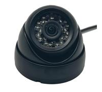 Luocute Caméra Dôme en Métal, Caméra de sécurité de Surveillance Grand Angle HD avec Vision Nocturne IR, de Surveillance Dôme pour Installation Intérieure de Bus de Transport (Noir (avec Son) 1080P)