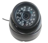 Luocute Caméra Dôme en Métal, Objectif Grand Angle HD avec Vision Nocturne IR pour la Surveillance des Transports Publics, Caméra de sécurité de Surveillance Compacte à Montage au (Noir (avec Son)