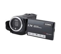 Luocute Caméscope Vidéo, 2,7 K Full HD, écran 2,8 Pouces HD 50 MP, Zoom Numérique 16x, Enregistreur de Caméra Vlogging, Caméscope Professionnel avec Sac de Rangement pour Enregistrement
