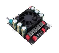 Luocute Carte Amplificateur TPA3255, Amplificateur de Puissance Numérique Haute Puissance 600 W + 600 W avec Ventilateur à Température Contrôlée et Dissipateur de Chaleur pour (ZK-6002)