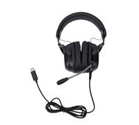 Luocute Casque de Jeu USB Filaire avec Lumière RVB Dynamique, Pilote 50 | Son Surround Virtuel, sensibilité de 108 DB, Coussinets D'oreille en Cuir Léger, Compatible avec PC et Console