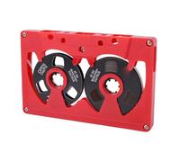 Luocute Cassette Vierge, Durée D'enregistrement de 50 Minutes, Cassette Sonore en Métal Double Face avec Boîtiers Transparents, Cartouches de Données pour L'enregistrement de Musique