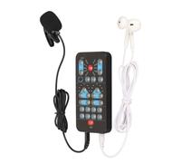 Luocute Changement de Voix Portable avec 8 Effets Sonores pour Téléphone, | Portable Sound Disguiser, ABS Mini Voice Changer, 10 Voice Modes, for Gaming Karaoke Podcast Live Streaming