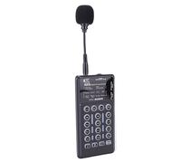 Luocute Changeur de Voix Portable, Modulateur Vocal Bluetooth avec 8 Effets Sonores, 6 Modes de Réverbération, Lumière RVB, Enregistrement Mini Diffusion en Direct pour PC, Téléphone,