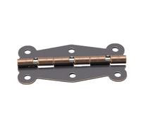 Luocute Charnières de Boîte à Bijoux en Fer 50 X 24 Mm (bronze rouge)