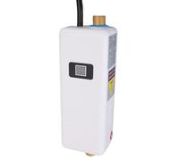 Luocute Chauffage à Eau Chaude Instantanée, Réchauffeur à Eau électrique 3000W, sans Réservoir avec Affichage Numérique, Chauffe-eau Portables électriques pour Cuisine RV, Salle (Plug UE 220V)