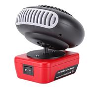 Luocute Chauffage alimenté par Batterie, 200 W, 2 Vitesses, Rotation à 360 Degrés, Chauffage sans Fil avec Deux Ports de Sortie USB, pour Garage, Chantier, Camping, Dégivreur de Voiture