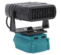 Luocute Chauffage D'appoint à Température Constante, Chauffage électrique Portable avec 2 Réglages de Température et Deux Ports USB, Compatible avec les Batteries Lithium-ion BL1850