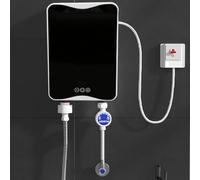 Luocute Chauffe-eau électrique sans Réservoir 5500W pour Camping-car | Chauffage à Fréquence Variable, Contrôle Thermostatique pour Température Stable, Montage Mural, Chaud instantané Portable