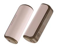 Luocute Chauffe-Mains, Batterie Rechargeable de 6000 MAh, Chauffe-Mains Magnétique Portable avec 3 Niveaux Réglables, pour Le Camping en Plein Air de Noël (Pink)