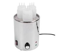 Luocute Chauffe-Sauce électrique, Distributeur de Fromage Commercial en Acier Inoxydable avec Température Réglable 30 à 100 °C pour Chocolat, Fudge Chaud, Caramel, Nacho et Fromage (Prise UE 220V)