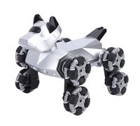 Luocute Chien Robot télécommandé, Voiture de Cascade électrique 2,4 GHz à 8 Roues, Détection de Gestes avec Musique et Lumière, Choix d'anniversaire pour Enfants de 6 7 8 9 10 11 12