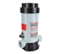 Luocute Chlorinateur Automatique de Piscine, Distributeur de Chlore en Ligne avec Débit Réglable et Loquet de Dégagement du Doigt pour Piscines Hors Sol et Creusées jusqu'à 40 000 Gallons