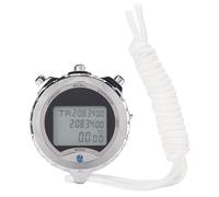 Luocute Chronomètre Multifonction, Chronomètre de Sport Numérique de Haute Précision 0,01 S avec Horloge, Calendrier, Alarme, 60 Mémoires pour L'entraînement Sportif, Les Arbitres de