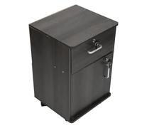 Luocute Classeur Mobile avec 2 Serrures, Roues, 3 Tiroirs, 37 X 34 X 59 | Armoire roulante sous bureau à roulettes, en carton artificiel, pour bureau à domicile et bureau