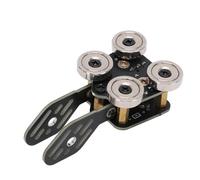 Luocute W à Double Palette, Code Morse, avec Aimant intégré | Clé Télégraphique Automatique e Code Morse PCB Compatible avec Prise Audio 3,5 Mm, Base Stable pour la Pratique Radio