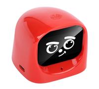 Luocute Compagnon de Voiture AI, Animal de Compagnie électronique Interactif avec Chat WiFi et Expressions Animées pour Enfants, avec Surveillance de L'état de la Voiture en Temps Réel (Rouge)
