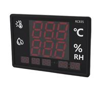 Luocute Compteur Numérique d'humidité et de Température, Sonde de Haute Précision et Réglage Automatique de la luminosité de L'écran pour Serre D'entrepôt D'usine