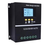 Luocute Contrôleur DE CHARGE Solaire 60A MPPT 12V 24V 36V 48V Auto Maximum 100 V Entrée 2 PORTS USB PORTS DE CHARGE SOLAR