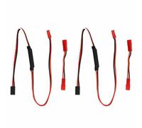 Luocute Contrôleur de Treuil de Voiture RC, Télécommande Universelle 3CH | Télécommande de Treuil en Plastique avec Prise Adaptateur, Conception Compacte, pour SCX10 D90 HSP Axial