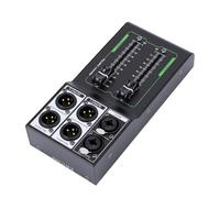Luocute Contrôleur de Volume Passif avec 1 Entrée 2 Sorties Audio XLR