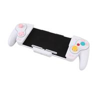 Luocute Contrôleur Joypad sans Fil pour OLED (WHITE) | Touches Mécaniques, Poignée Confortable, Vibration Réglable, Mouvement sur Six Axes, Cartographie Macro, à 3 Niveaux,