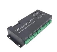 Luocute Contrôleur LED DMX à Haute Puissance DMX 512 DÉCODER DU DIMMER DRC5-24V, 24 Canaux Affichage Numérique Affichage DU Conducteur DMX512 ACCESSOIRES D'ÉCLAIRAGE DE CONTRÔLEUR DE