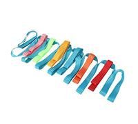 Luocute Corde de Marche pour Enfants, Ligne de Sécurité Anti-Perdition, | Colorful Handles, 12 Child Capacity, Durable Webbing, with Teachers Handles for Daycare Outdoor